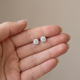 The MOHRA Heart-Prong Studs — Silver