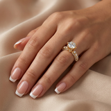 The MOHRA 2ct Statement Solitaire Ring — Gold Vermeil