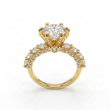 The MOHRA 2ct Statement Solitaire Ring — Gold Vermeil