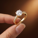 The MOHRA Solitaire Ring — Gold