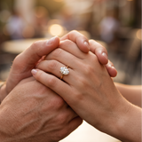 The MOHRA 5ct Oval Solitaire Ring — Gold