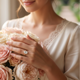The MOHRA 5ct Oval Solitaire Ring — Gold