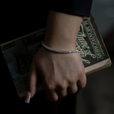 The MOHRA Tennis Bracelet — Silver