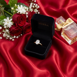 The MOHRA 5ct Oval Solitaire Ring — Gold