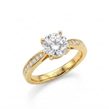 The MOHRA Solitaire Ring — Gold