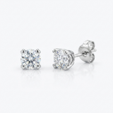 The MOHRA Heart-Prong Studs — Silver