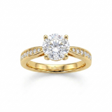 The MOHRA Solitaire Ring — Gold