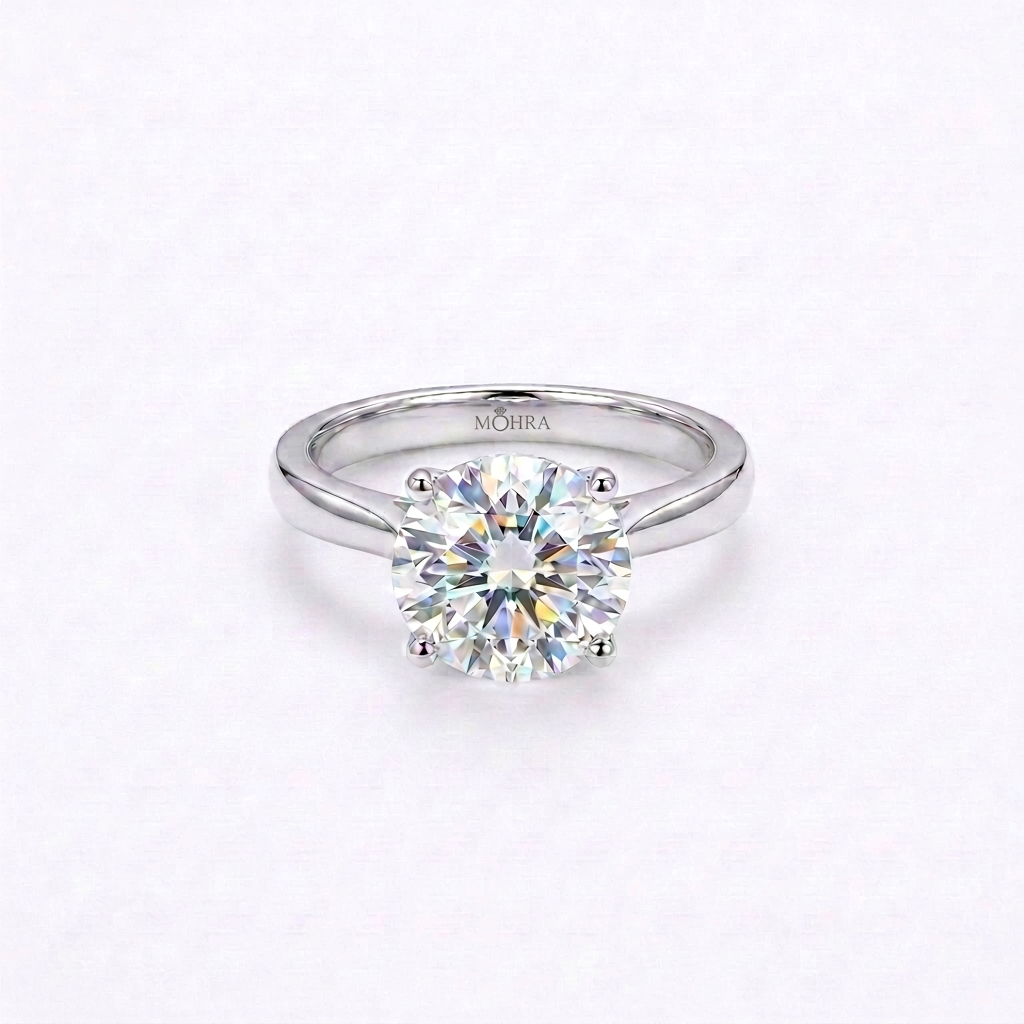 The MOHRA 5ct Solitaire Ring — Silver