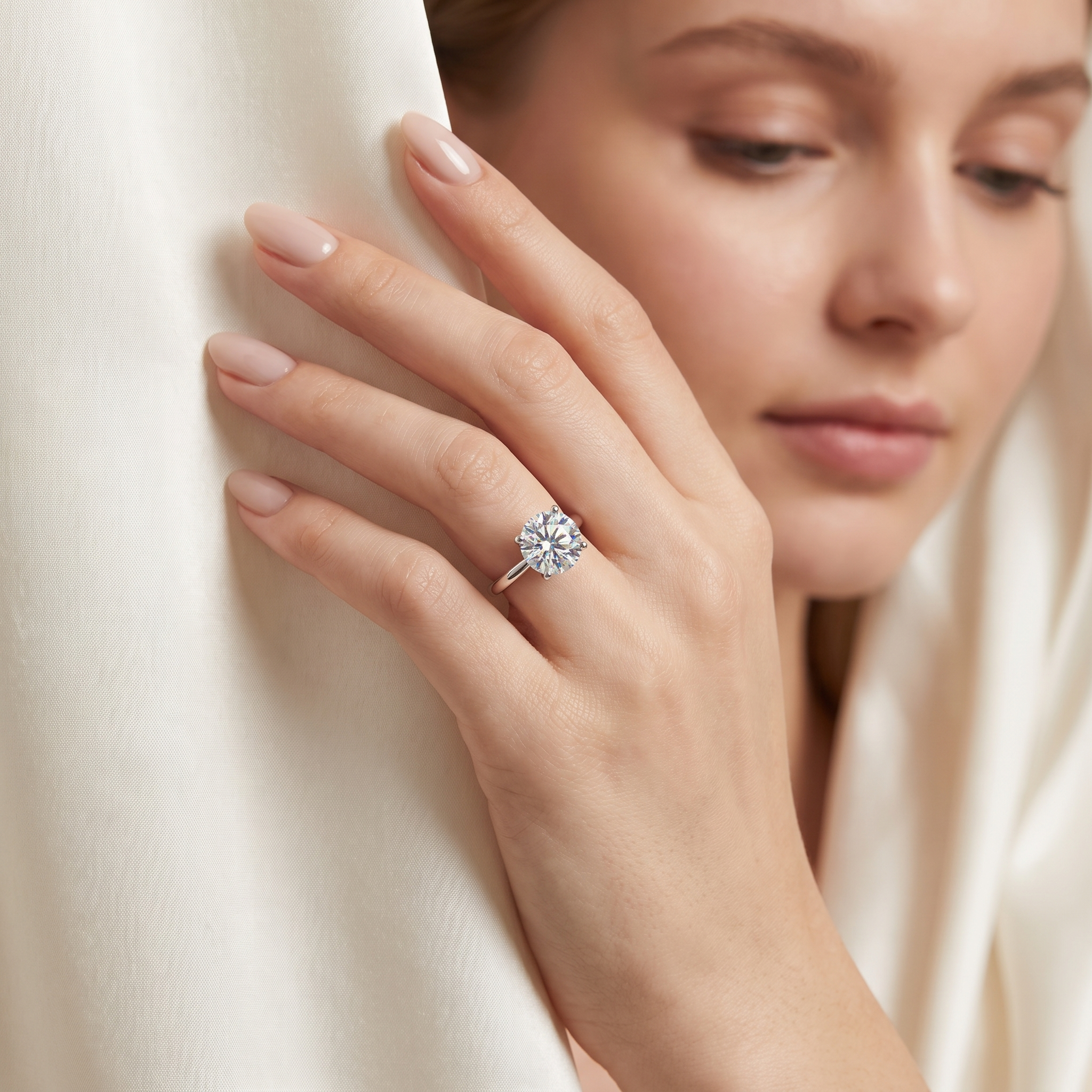 The MOHRA 5ct Solitaire Ring — Silver