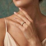 The MOHRA Pavé Eternity Ring — Gold