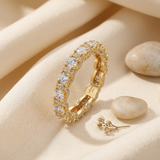 The MOHRA Pavé Eternity Ring — Gold