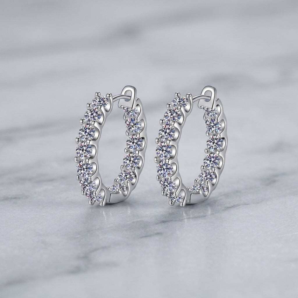 The MOHRA Tennis Hoops — Silver