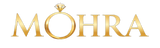 Gold 'Möhra' logo on a white background