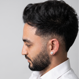 The MOHRA 2ct Solitaire Studs — Silver
