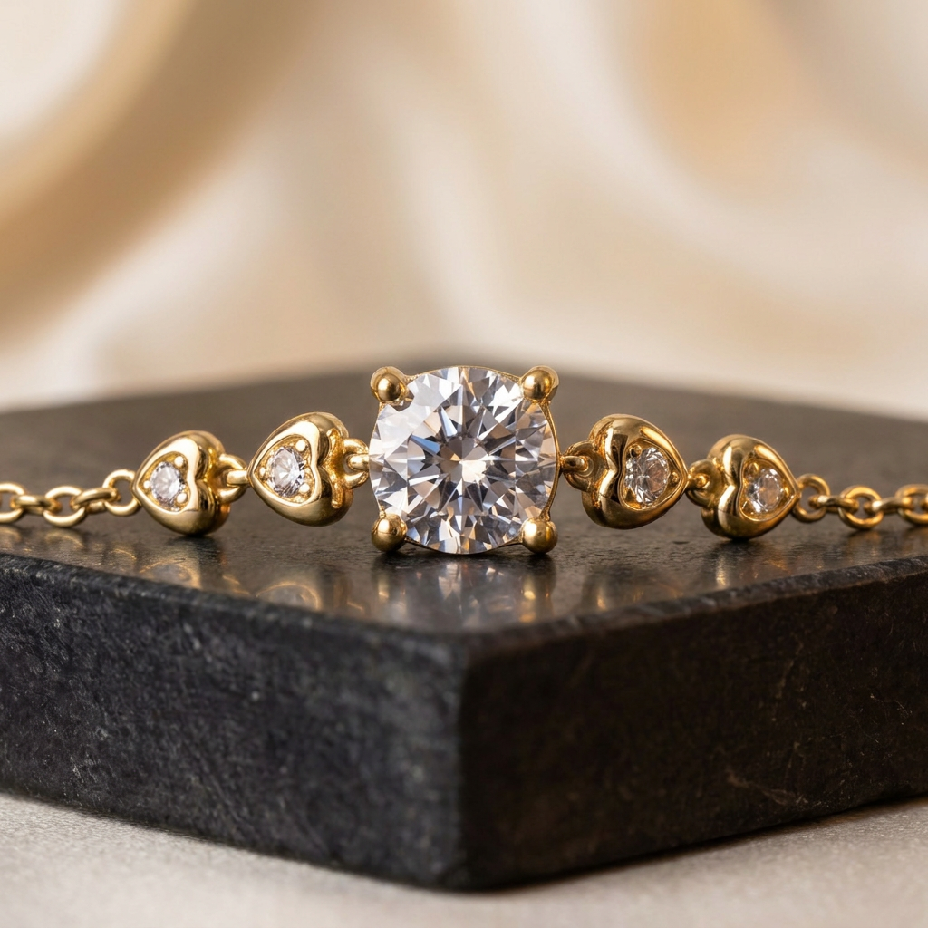 The MOHRA Sweetheart Bracelet — Gold