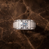 The MOHRA Men’s Solitaire Ring — Silver