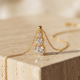 The MOHRA Triple-Stone Pendant