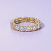The MOHRA Pavé Eternity Ring — Gold