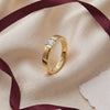 The MOHRA Bezel Solitaire Ring — Gold Vermeil