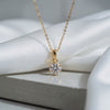 The MOHRA Round Solitaire Pendant — Gold