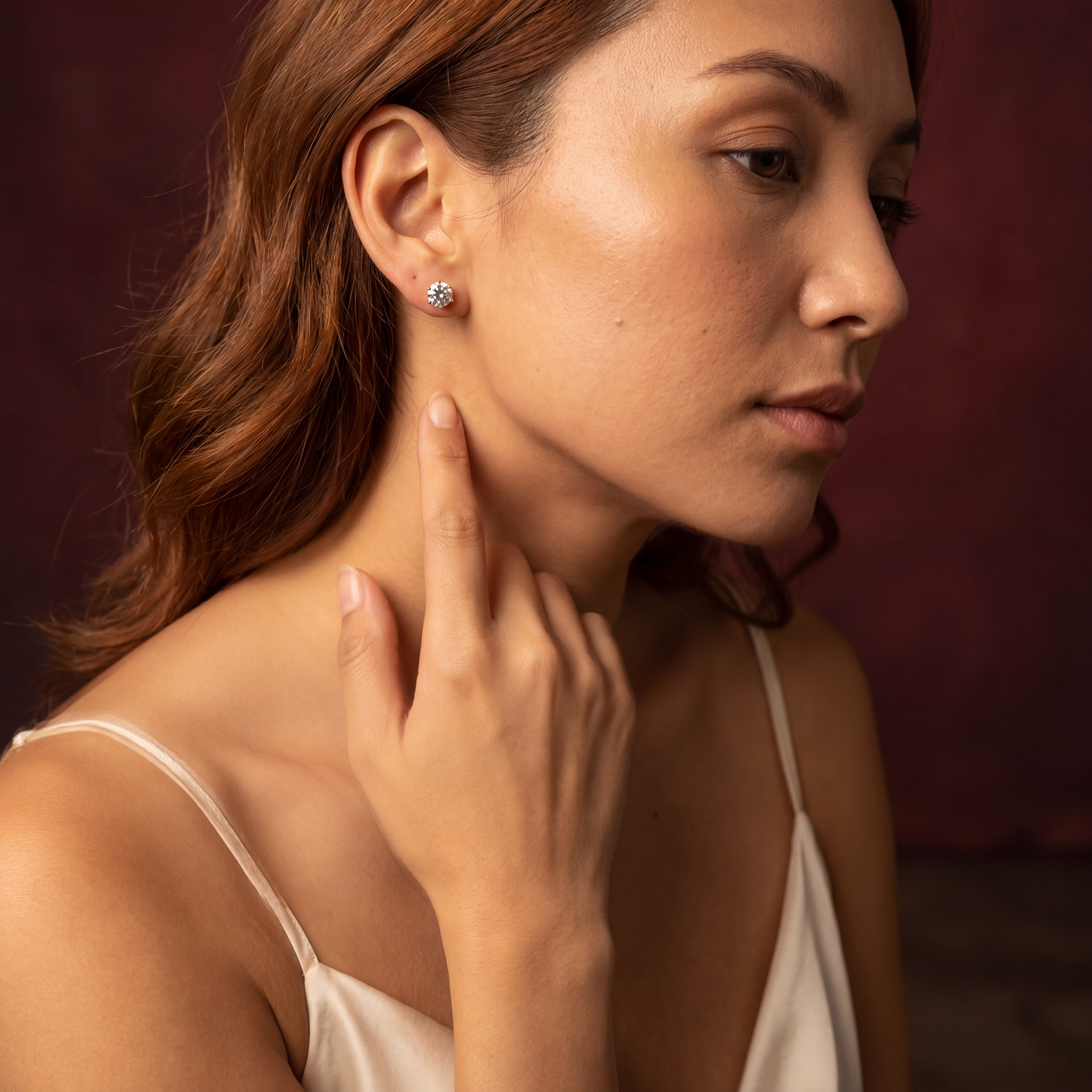 The MOHRA Solitaire Studs — Gold