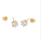 The MOHRA Solitaire Studs — Gold