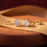 The MOHRA Solitaire Studs — Gold